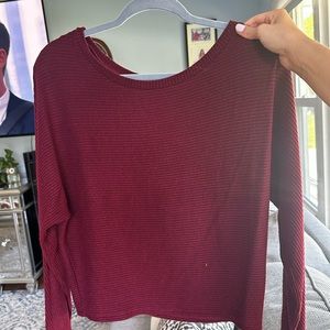 Garage burgundy sweater